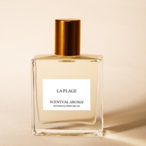 La Plage Botanical Perfume Oil, Organic Coconut Perfume, Vegan Perfume