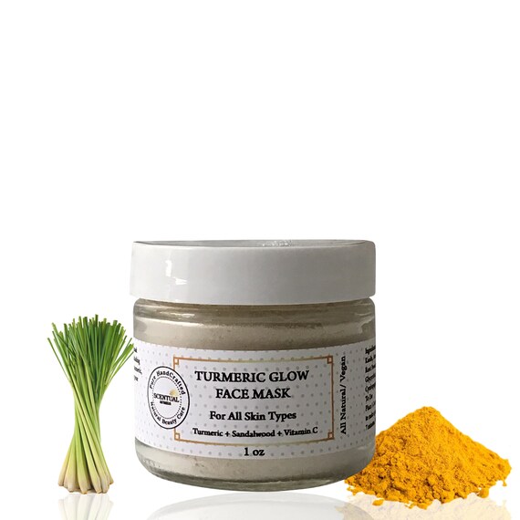 Organic turmeric face mask