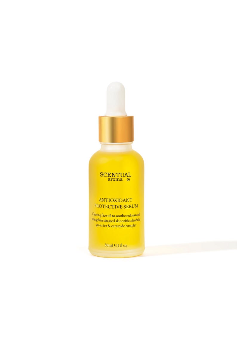 Antioxidant Protective Serum, Calming Face Oil for Sensitive Skin image 1