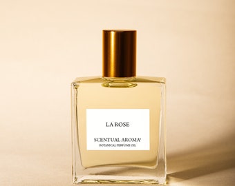 Aceite de perfume La Rose: Rosa búlgara orgánica, vegana y botánica