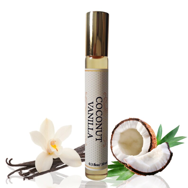 Organic Coconut Vanilla Perfume Oil Vegan Perfume Gift Idea Etsy