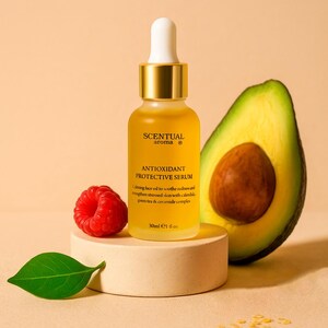 Antioxidant Protective Serum, Calming Face Oil for Sensitive Skin image 4