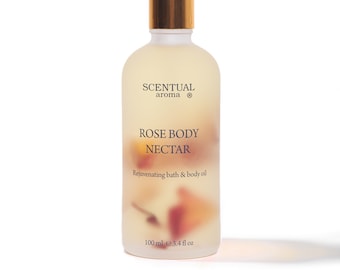 ROSE Body Nectar, Rejuvenating Bath & Body Oil