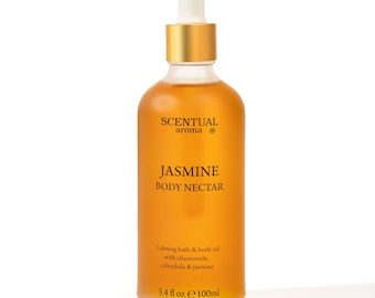 Jasmine Body Nectar: Vegan Bath & Body Oil with Rosehip