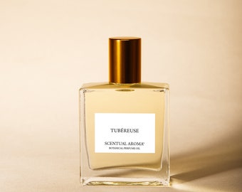 Tubéreuse Perfume Oil: Organic Botanical Vegan Fragrance