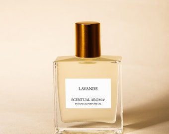 Lavande Botanical Perfume Oil, Organic Lavender Perfume, Vegan Perfume