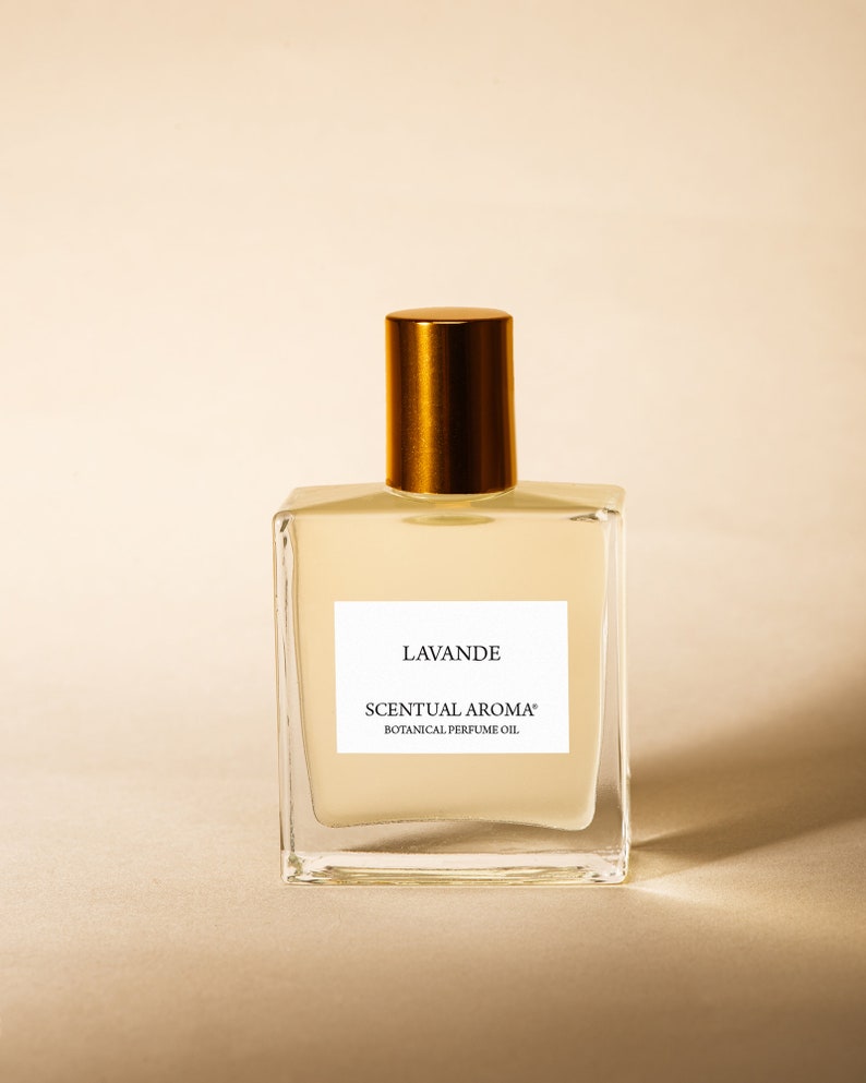 Lavande Botanical Perfume Oil, Organic Lavender Perfume, Vegan Perfume image 1