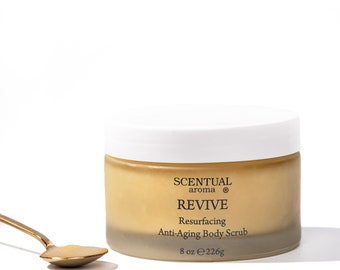 REVIVE Resurfacing Anti-Aging Body Scrub, Jasmine & Bitter Orange Refining Body Scrub