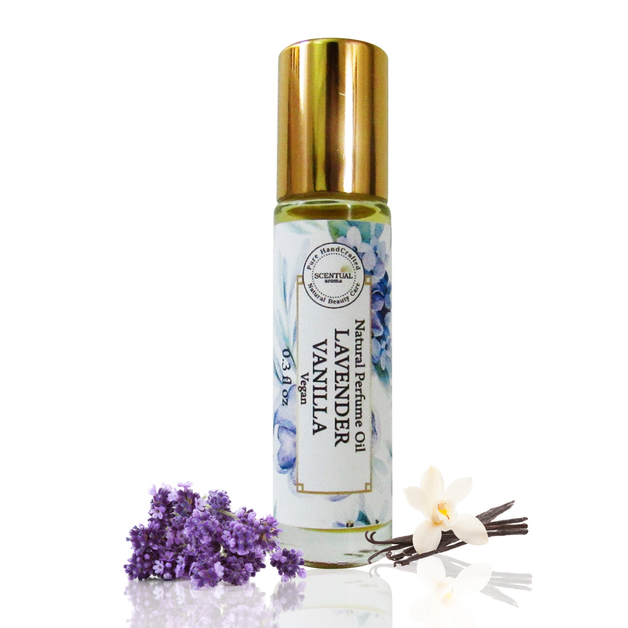 Organic Lavender Vanilla Perfume Oil Roll On Vegan Perfume Etsy