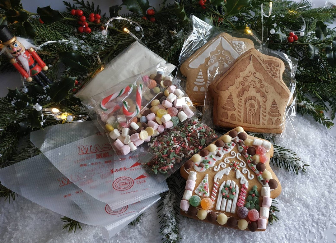 DIY Cookie Decorating Kit Christmas Cookie Kit Gingerbread Etsy UK