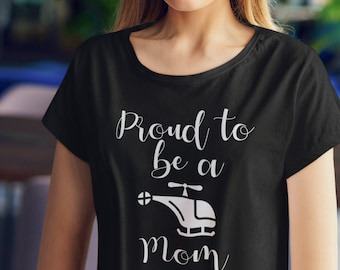 T-shirt helikoptermoeder: grappig moederontwerp