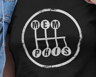 Memphis Stick Shift for Fans of Memphis, Tennessee Short-Sleeve Unisex T-Shirt