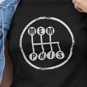 Memphis Stick Shift for Fans of Memphis, Tennessee Short-Sleeve Unisex T-Shirt