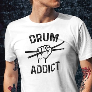 Drum Sticks / Drum Addict / Drummer / Music Lover Gifts / Percussionist / Rock and Roll / Music Band / Concert / Percussion