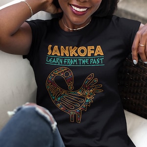 Black History - African-American Sankofa African Bird Symbol 'Learn From the Past' for Black History Students and Teachers