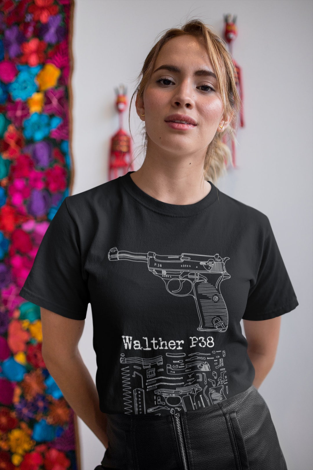 Walther P38 Shirt, Firearms Tshirt, Guns T Shirt, Vintage Guns