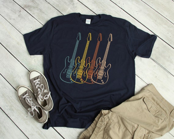 Vintage Electric Guitar Shirt Electric Guitar Gift Vintage Electric Guitar Shirt Electric Guitar Gift