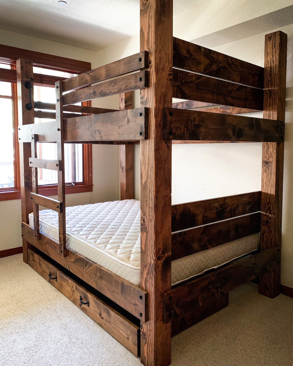 The Queen Big Sky Bunk Bed Loft Bed Bunk Bed Frame Full Etsy