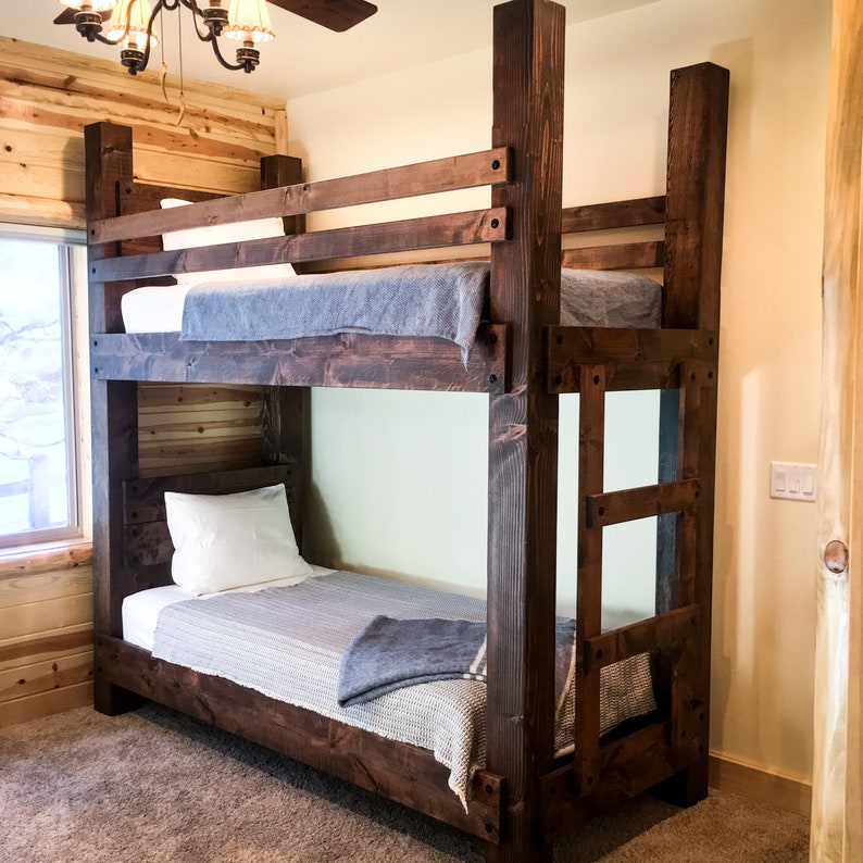 The Twin XL Big Sky Bunk Bed Loft Bed Bunk Bed Frame Full Etsy