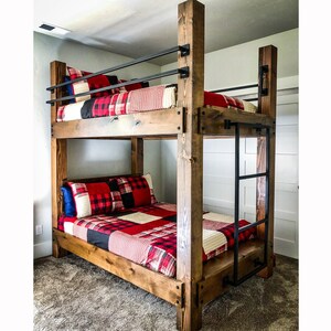 double queen bunk bed