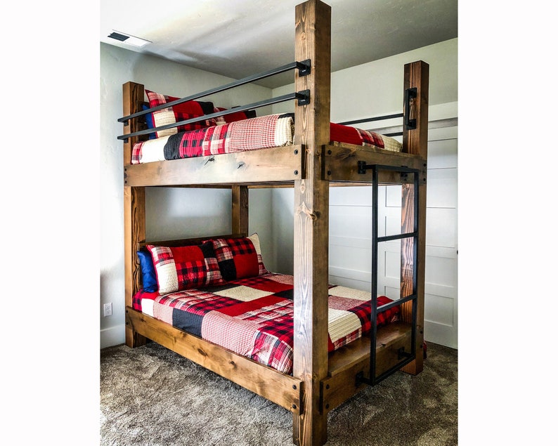 The Twin XL Big Sky Bunk Bed Loft Bed Bunk Bed Frame Full Etsy