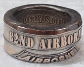 82nd Airborne Division Challenge coin ring