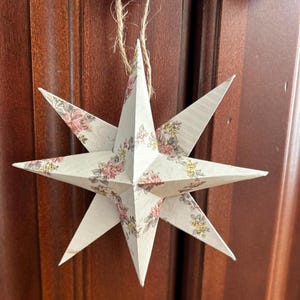 Origami Paper Star Ornament