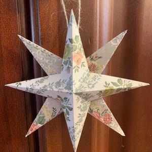 Origami Paper Star Ornament