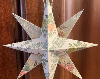 Ozdoba gwiazda z papieru origami