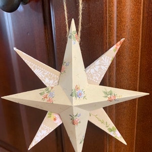 Origami Paper Star Ornament