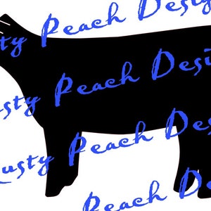 Angus Cow Cutting Files, Download, SVG, PNG, Studio, Studio3, Silhouette Cameo, Cricut, Instant Download.