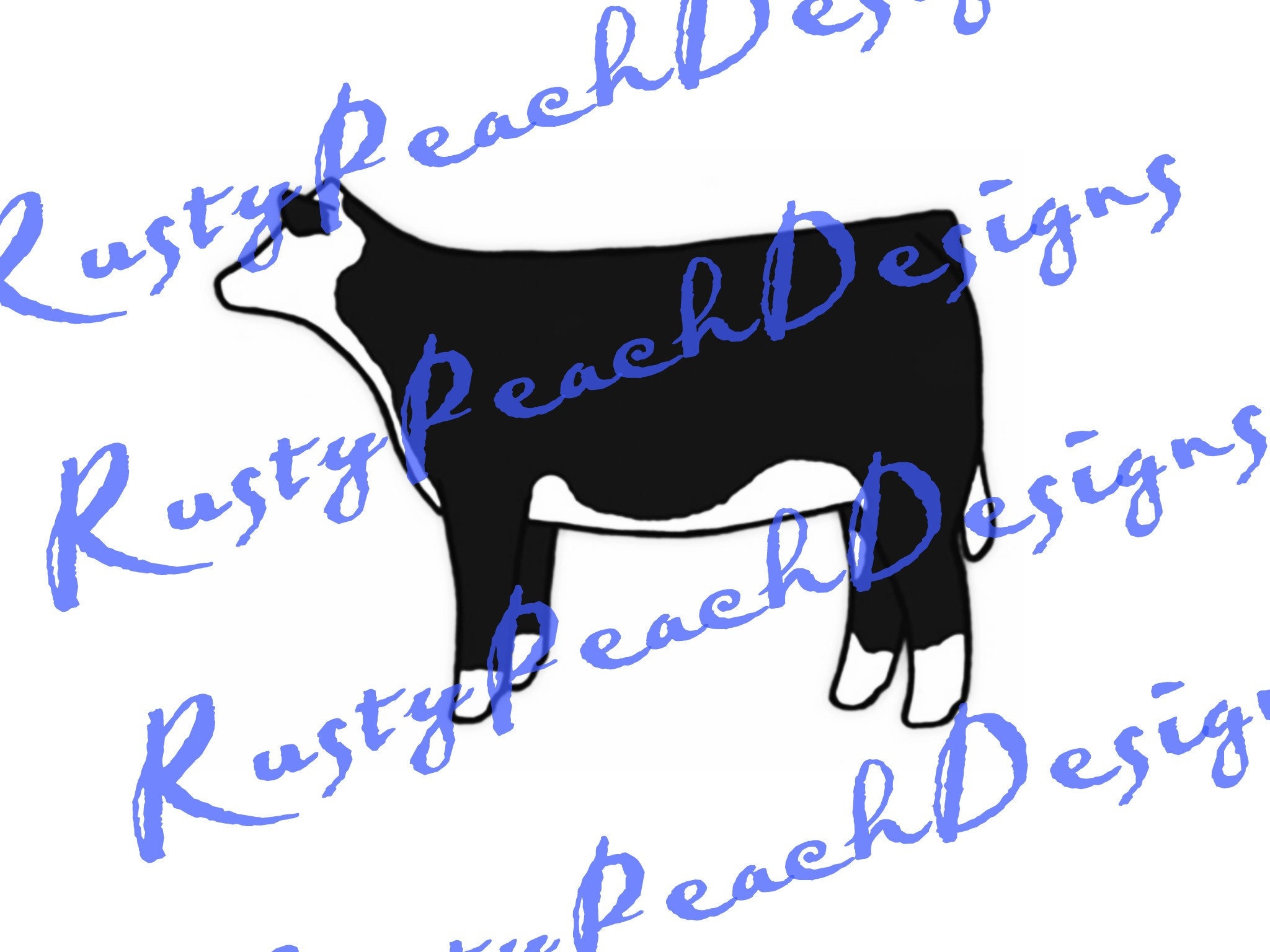 Download Hereford Cow Cutting Files Download SVG PNG Studio | Etsy