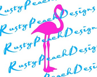 Flamingo Cutting File, Download, SVG, PNG, Studio, Studio3, Silhouette Cameo, Cricut, Instant Download.