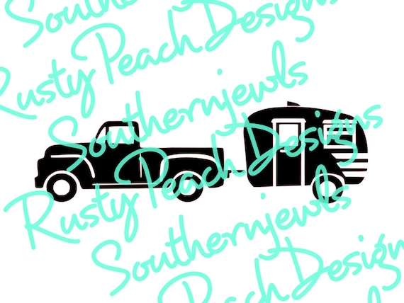 Download Vintage Truck Retro Camper Cutting Files Download Svg Etsy