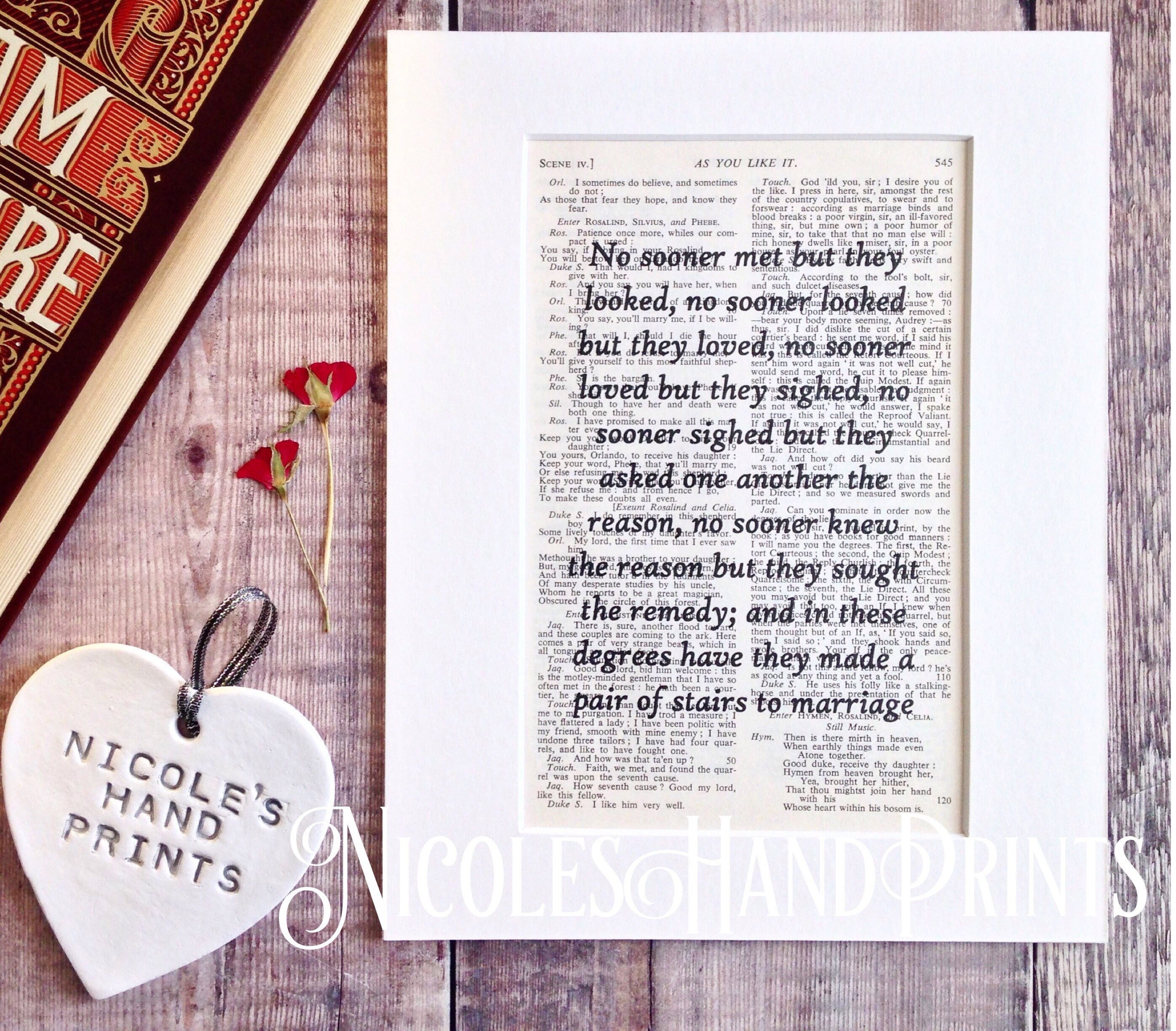 Wedding Gift For Couple Wedding Quote Print Vintage Wedding Gift