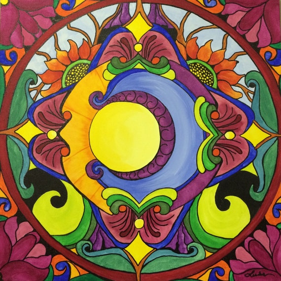 Download Free Sun And Moon Mandala Etsy SVG Cut Files