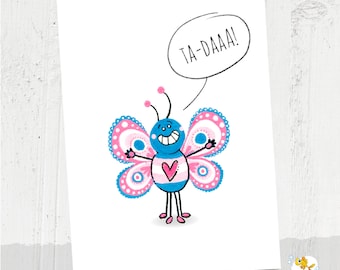 Trans Congratulations card, Transition, Trans butterfly card, Trans pride