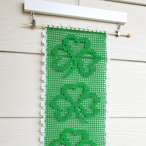 Shamrock Table Runner PDF crochet pattern