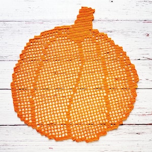 Pumpkin Doily PDF crochet pattern