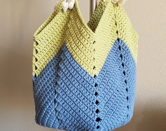 Chevron Shoulder Bag PDF crochet pattern