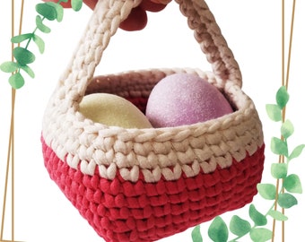Square Basket PDF crochet pattern