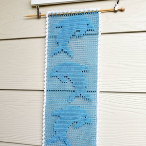 Dolphin Table Runner PDF crochet pattern image 4