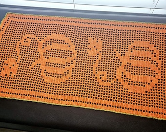 Pumpkin Table Runner PDF Crochet Pattern