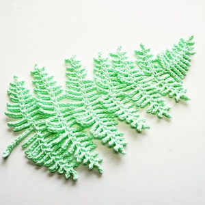 Fern Leaf PDF crochet pattern