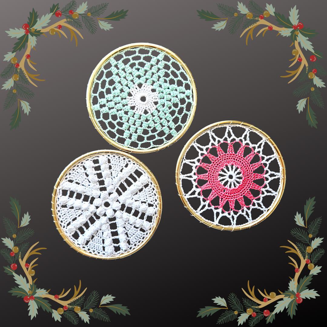 Mini Mandala Patterns Mini Mandalas PDF Crochet Pattern - Etsy