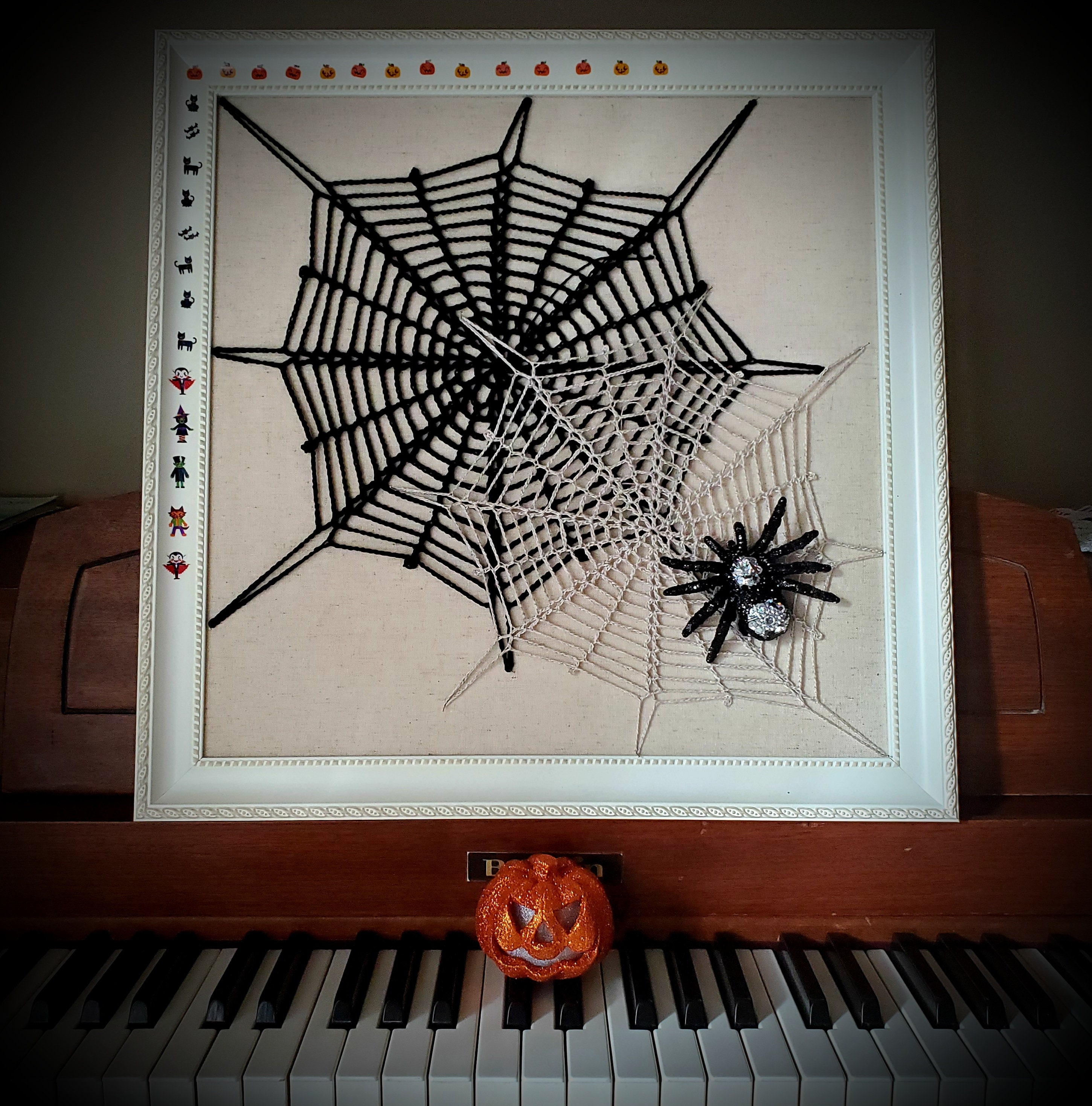 Halloween Spiderweb PDF Crochet Pattern - Etsy