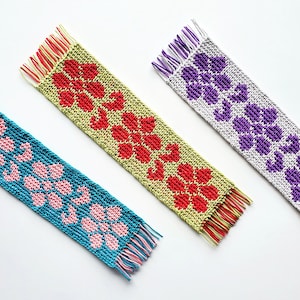 Flower Bookmark PDF crochet pattern