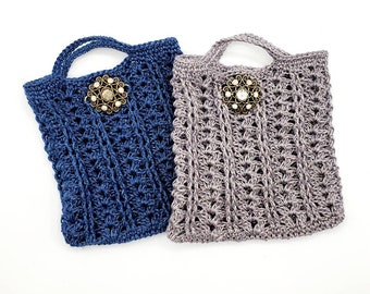 Hemp Gift Bag PDF Crochet Pattern