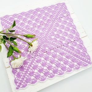 Square Lace Doily PDF crochet pattern