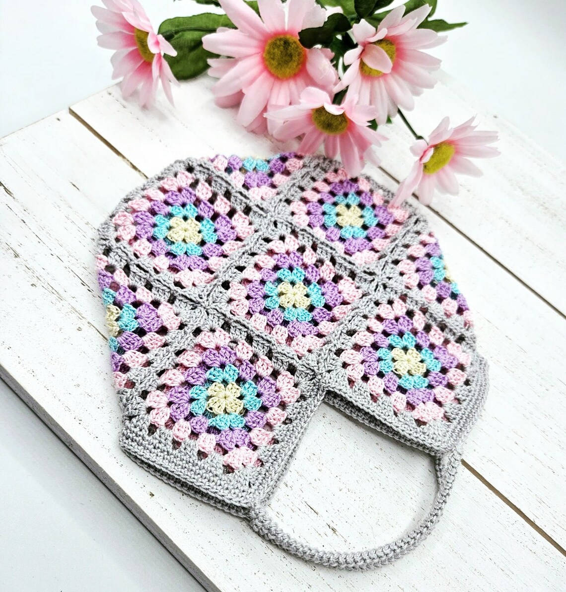 Pattern Hee Mini Granny Square PDF Crochet Pattern - Etsy